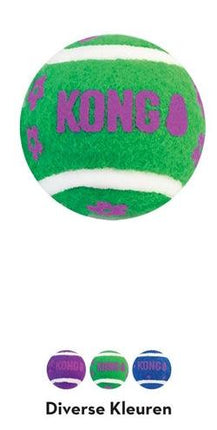 Kong Kat Tennisballen Met Bellen 4X4X4 CM 3 ST - Pet4you