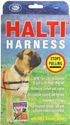 Halti Harness Zwart LARGE - Pet4you