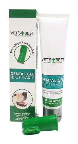 Vets Best Dental Gel Hond 100 GR - Pet4you