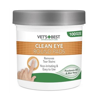 Vets Best Clean Eye Round Pads 100 ST - Pet4you