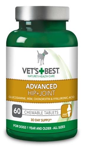 Vets Best Advanced Hip+Joint Hond 60 TBL - Pet4you