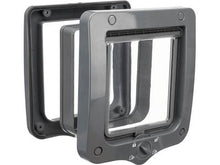 Trixie 4-Weg Kattenluik Inclusief Tunnelstuk Grijs 20X22 CM - Pet4you