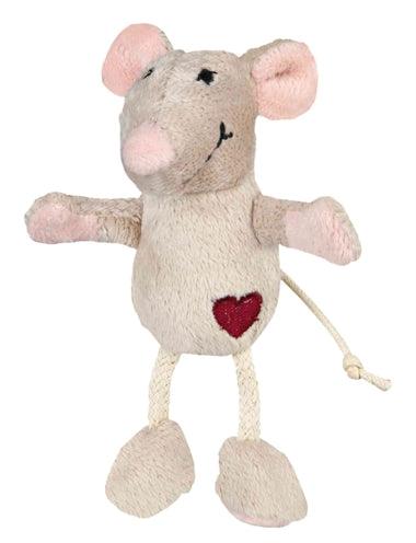 Trixie Muis Pluche Beige 11 CM - Pet4you
