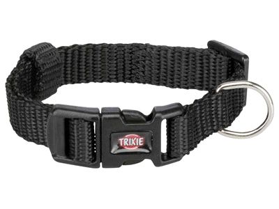 Trixie Halsband Hond Premium Zwart 40-65X2,5 CM - Pet4you