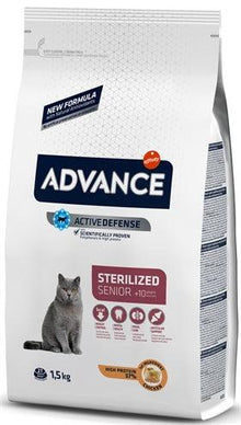Advance Cat Sterilized Sensitive Senior 10+ 1,5 KG - Pet4you