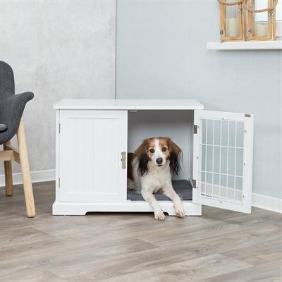 Trixie Benche Home Kennel Hond / Kat Wit 73X53X53 CM - Pet4you