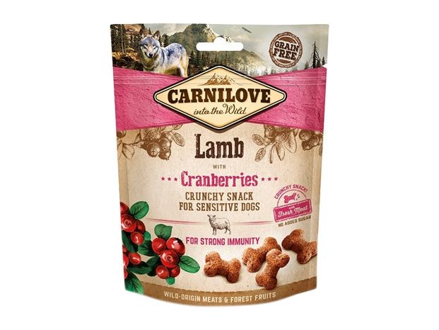 Carnilove Crunchy Snack Lam / Cranberries 200 GR - Pet4you