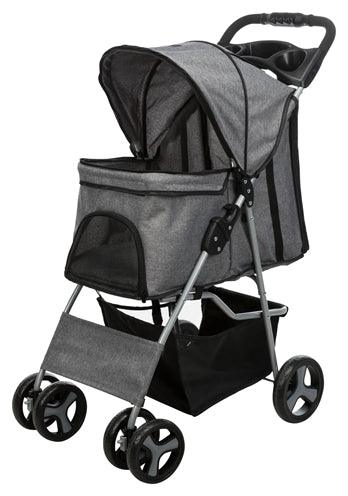 Trixie Hondenbuggy Grijs 47X80X100 CM TOT 15 KG - Pet4you