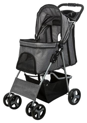 Trixie Hondenbuggy Grijs 47X80X100 CM TOT 15 KG - Pet4you