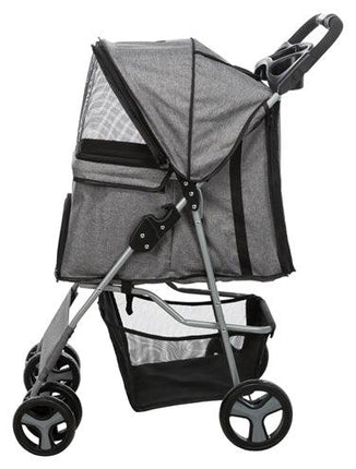 Trixie Hondenbuggy Grijs 47X80X100 CM TOT 15 KG - Pet4you