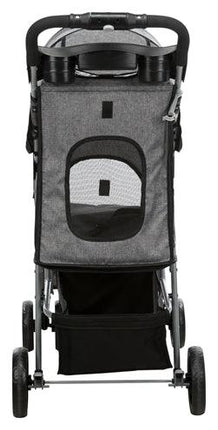 Trixie Hondenbuggy Grijs 47X80X100 CM TOT 15 KG - Pet4you