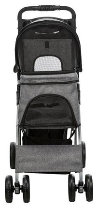 Trixie Hondenbuggy Grijs 47X80X100 CM TOT 15 KG - Pet4you