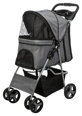 Trixie Hondenbuggy Grijs 47X80X100 CM TOT 15 KG - Pet4you