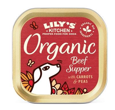 Lily's Kitchen Dog Organic Beef Supper 11X150 GR - Pet4you