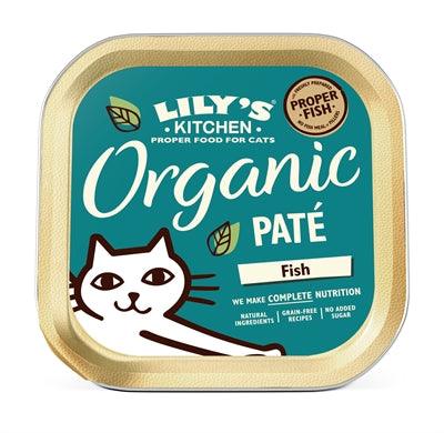 Lily's Kitchen Cat Organic Fish Pate 19X85 GR - Pet4you