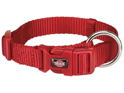 Trixie Halsband Hond Premium Rood 30-45X1,5 CM - Pet4you
