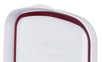 Trixie Voerton Luchtdicht Afsluitbaar Kunststof Transparant Wit / Wit 25 LTR 23X39X51 CM - Pet4you