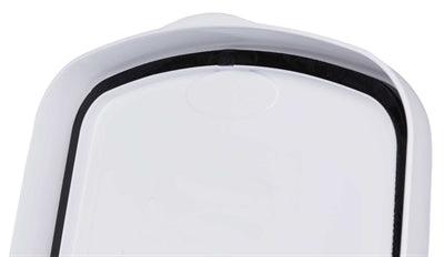 Trixie Voerton Luchtdicht Afsluitbaar Kunststof Transparant Wit / Wit 40 LTR 26,5X44,5X61,5 CM - Pet4you