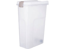 Trixie Voerton Luchtdicht Afsluitbaar Kunststof Transparant Wit / Wit 40 LTR 26,5X44,5X61,5 CM - Pet4you