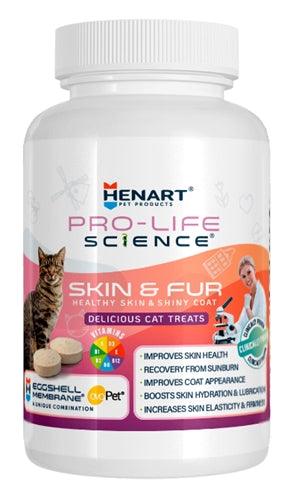 Henart Pro Life Science Kat Huid En Vacht 75 GR 125 TBL - Pet4you