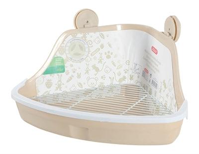 Zolux Hoektoilet Knaagdier Beige 32X25X15 CM - Pet4you