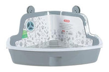 Zolux Hoektoilet Knaagdier Grijs 41,5X31X20,5 CM - Pet4you