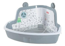 Zolux Hoektoilet Knaagdier Grijs 41,5X31X20,5 CM - Pet4you