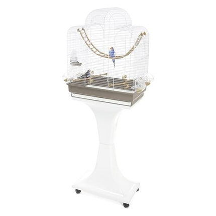 Imac Vogelkooi Fiona Deluxe Taupe / Wit 50X30X65-136 CM - Pet4you