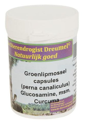 Dierendrogist Groenlipmossel Met Glucosamine / Msm / Curcuma 150 ST - Pet4you