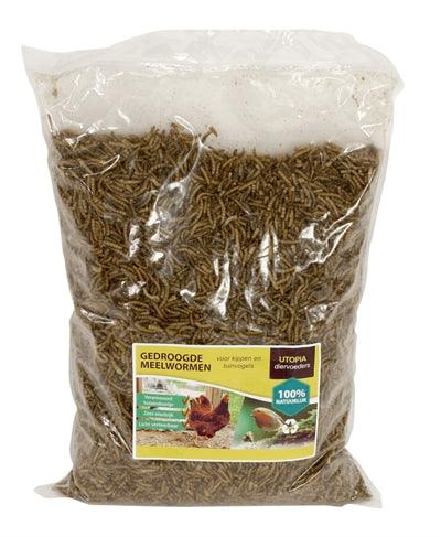 Utopia Meelwormen Voor Kippen En Tuinvogels 1 KG - Pet4you