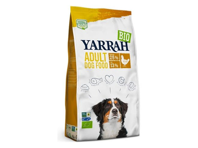 Yarrah Dog Biologische Brokken Kip 15 KG - Pet4you