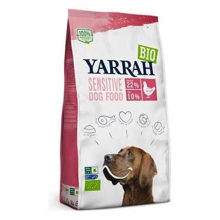 Yarrah Dog Biologische Brokken Sensitive Kip Zonder Toegevoegde Suiker 10 KG - Pet4you