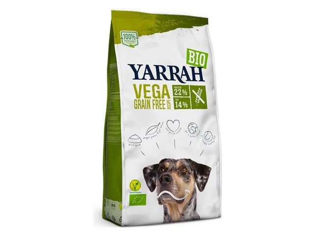 Yarrah Dog Biologische Brokken Vega Ultra Sensitive Graanvrij 2 KG - Pet4you