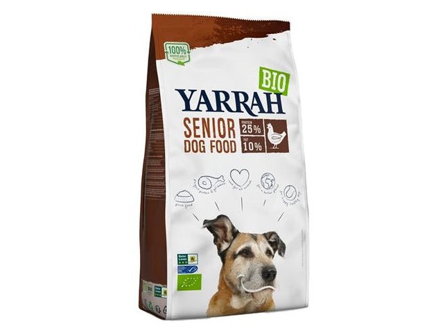 Yarrah Dog Biologische Brokken Senior 10 KG - Pet4you
