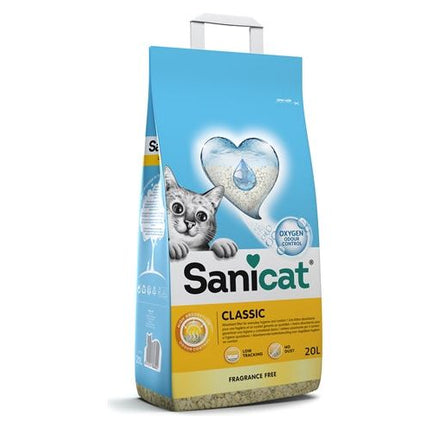 Sanicat Classic Kattenbakvulling 20 LTR - Pet4you