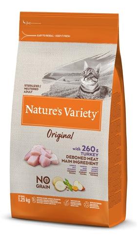 Natures Variety Original Sterilized Turkey No Grain 1,25 KG - Pet4you