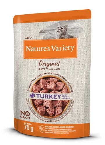 Natures Variety Original Pouch Turkey 12X70 GR - Pet4you