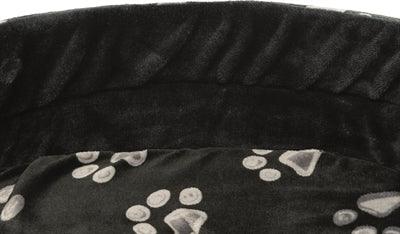 Trixie Hondenmand Jimmy Ovaal Zwart Met Pootprint 55X45 CM - Pet4you