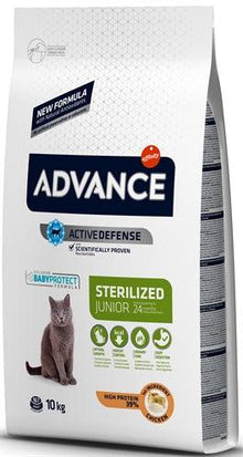 Advance Cat Junior Sterilized Chicken 10 KG - Pet4you