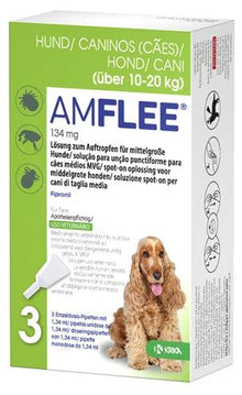 Krka Amflee Spot On Hond 10-20 KG 134 MG 3 PIP - Pet4you