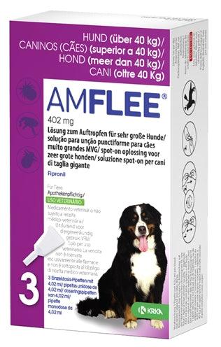 Krka Amflee Spot On Hond >40 KG 402 MG 3 PIP - Pet4you