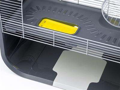 Savic Hamsterkooi Geneva Antraciet / Zilver 60X29X44 CM - Pet4you