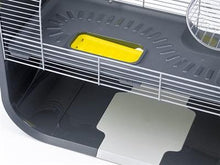 Savic Hamsterkooi Geneva Antraciet / Zilver 60X29X44 CM - Pet4you