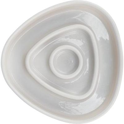 Trixie Voerbak Slowfeeding Kunststof / Tpr Grijs 15X15 CM 350 ML - Pet4you