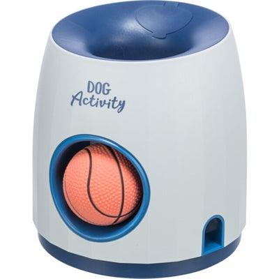 Trixie Dog Activity Strategiespel Ball&Treat Wit / Blauw 17X17X18 CM - Pet4you