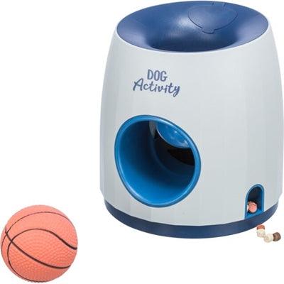 Trixie Dog Activity Strategiespel Ball&Treat Wit / Blauw 17X17X18 CM - Pet4you
