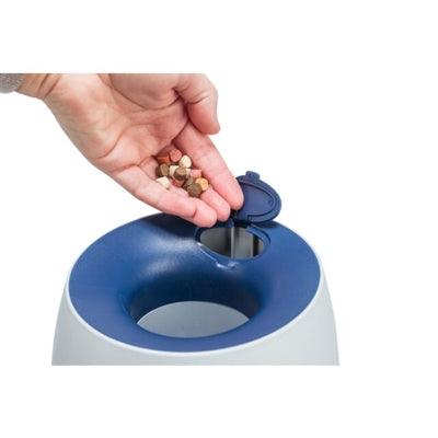 Trixie Dog Activity Strategiespel Ball&Treat Wit / Blauw 17X17X18 CM - Pet4you