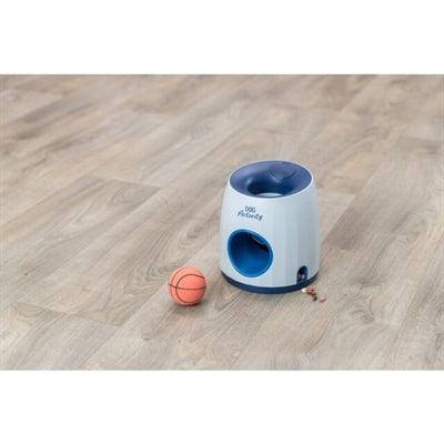 Trixie Dog Activity Strategiespel Ball&Treat Wit / Blauw 17X17X18 CM - Pet4you