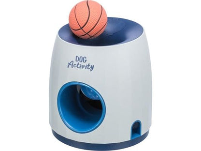Trixie Dog Activity Strategiespel Ball&Treat Wit / Blauw 17X17X18 CM - Pet4you