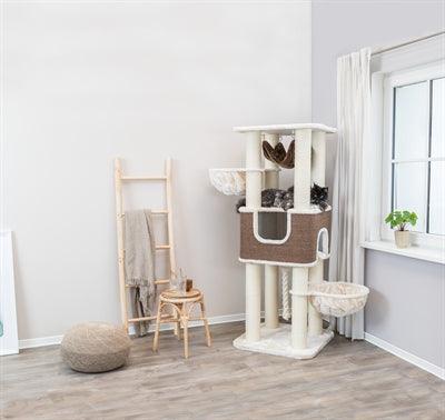 Trixie Krabpaal Xxl Humberto Creme / Donkerbruin 68X68X174 CM - Pet4you